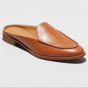 Universal Thread Cognac Leather Slide Loafer
